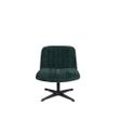 Afbeelding van White Label Living Lounge Chair Belmond Rib Green