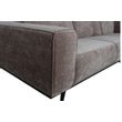 Afbeelding van BePureHome Statement Hoekbank Rechts Platte Brede Rib Taupe