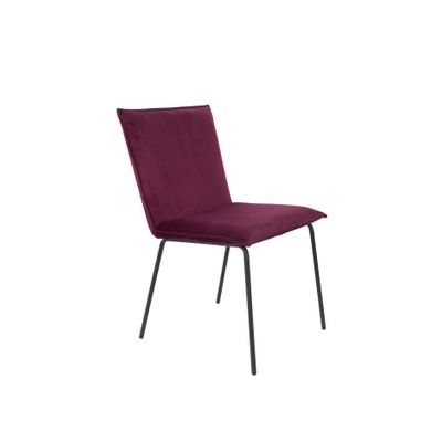 White Label Living Chair Floke Velvet Wine White Label Living Chair Floke Velvet Wine