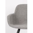 Afbeelding van Zuiver Albert Kuip Armstoel Soft Lichtgrijs