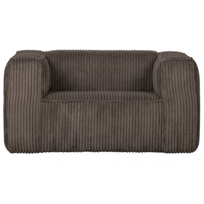 Woood Exclusive Bean Fauteuil Grove Ribstof Mud Woood Exclusive Bean Fauteuil Grove Ribstof Mud