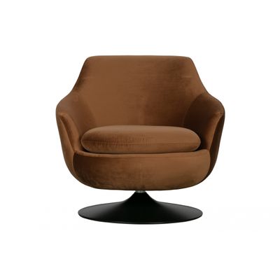 Woood Exclusive Jada Draaifauteuil Bruin Woood Exclusive Jada Draaifauteuil Bruin
