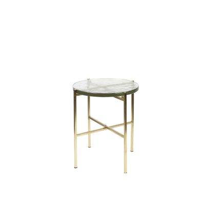 Dutchbone Vidrio Side Table Brass Dutchbone Vidrio Side Table Brass