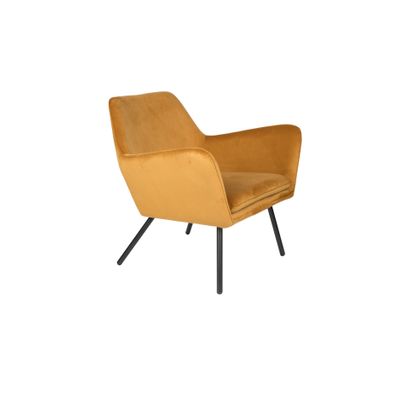 White Label Living Lounge Chair Bon Velvet Gold White Label Living Lounge Chair Bon Velvet Gold