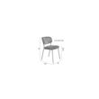 Afbeelding van White Label Living Chair Jolien Gold/Light Green