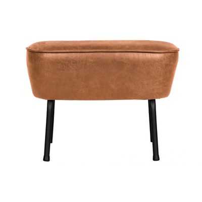 BePureHome Vogue Hocker Leer Cognac BePureHome Vogue Hocker Leer Cognac