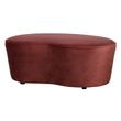 Afbeelding van BePureHome Macaroni Bankje Fluweel Chestnut - 110 CM