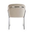 Afbeelding van Richmond Interiors Stoel Tresanto Khaki Velvet / Silver (Quartz Khaki 903)