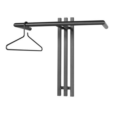 Spinder Design Senza 1 Kapstok Zwart Spinder Design Senza 1 Kapstok Zwart