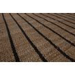 Afbeelding van Woood Exclusive Basil Vloerkleed Jute Gestreept Naturel/zwart 170x240cm