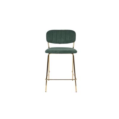 White Label Living Counter Stool Jolien Gold/Dark Green White Label Living Counter Stool Jolien Gold/Dark Green