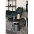 Afbeelding van White Label Living Lounge Chair Bon Velvet Green