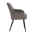 Afbeelding van Richmond Interiors Stoel Chrissy Stone Velvet (Quartz Stone 101)