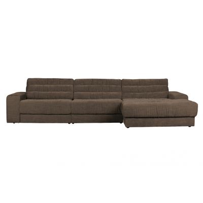BePureHome Date Chaise Longue Rechts Vintage Warm Grijs BePureHome Date Chaise Longue Rechts Vintage Warm Grijs