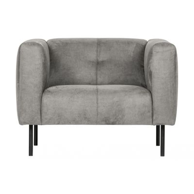 VT Wonen Skin Fauteuil Lichtgrijs VT Wonen Skin Fauteuil Lichtgrijs