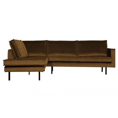 BePureHome Rodeo Hoekbank Links Honing Geel BePureHome Rodeo Hoekbank Links Honing Geel