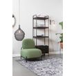 Afbeelding van White Label Living Lounge Chair Polly Green