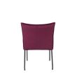 Afbeelding van White Label Living Armchair Dion Velvet Wine