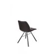 Afbeelding van Zuiver Brent Air Stoel Chocolate Black