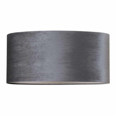 Richmond Interiors Lampenkap Emily, velvet graphite Richmond Interiors Lampenkap Emily, velvet graphite