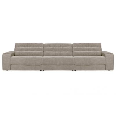 BePureHome Date 3-zits Bank Vintage Fluweel Nougat BePureHome Date 3-zits Bank Vintage Fluweel Nougat