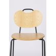 Afbeelding van White Label Living Counter Stool Aspen Wood Natural