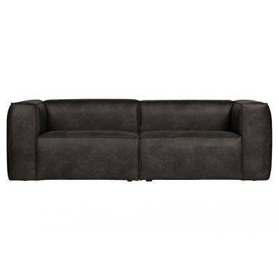 Woood Bean 3-zits Bank Zwart Woood Bean 3-zits Bank Zwart