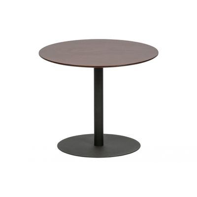Woood Exclusive Odin Bijzettafel Hout/metaal Walnoot Ø48 Woood Exclusive Odin Bijzettafel Hout/metaal Walnoot Ø48