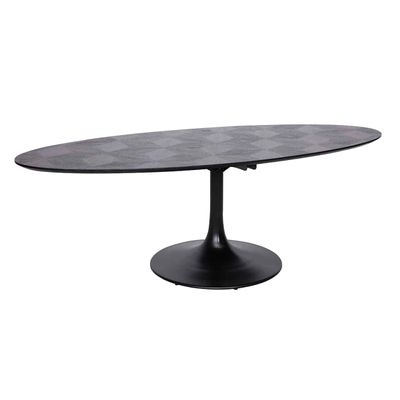 Richmond Interiors Eettafel Blax Ovaal 230x100 (Zwart) Richmond Interiors Eettafel Blax Ovaal 230x100 (Zwart)