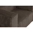 Afbeelding van Woood Exclusive Bean Fauteuil Grove Ribstof Mud