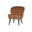 Afbeelding van Woood Sara Fauteuil Fluweel Fenix Print