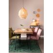 Afbeelding van White Label Living Chair Floke Velvet Olive