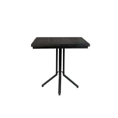 White Label Living Bistro Table Maze Square Black White Label Living Bistro Table Maze Square Black