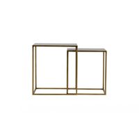 Woood Ziva Bijzettafel Goud