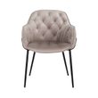 Afbeelding van Richmond Interiors Stoel Nomi Khaki Velvet (Quartz Khaki 903)