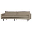 Afbeelding van BePureHome Rodeo Stretched 3-zits Bank Brown Melange