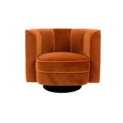 Dutchbone Flower Lounge Chair Oranje