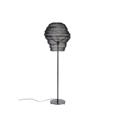 White Label Living Floor Lamp Lena Black White Label Living Floor Lamp Lena Black
