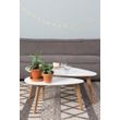 Afbeelding van White Label Living Side Table Drop Set Of 2