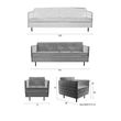 Afbeelding van Zuiver Jaey Lounge Chair Steengrijs
