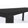 Afbeelding van Zuiver Vondel Garden Eetbank Zwart - 129,5 CM