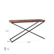 Afbeelding van Richmond Interiors Wandtafel Industrial Kensington 140x40
