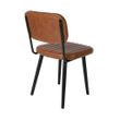 Afbeelding van White Label Living Chair Jake Worn Brown