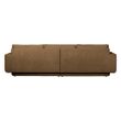 Afbeelding van BePureHome Fame Bank 3-Zits Structure Velvet Bruin