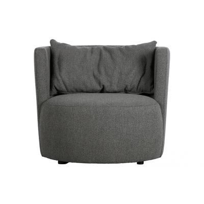 VT Wonen Explore Fauteuil Bouclé Staalgrijs VT Wonen Explore Fauteuil Bouclé Staalgrijs