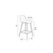 Afbeelding van Zuiver Albert Kuip Counter Stoel Wit