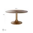 Afbeelding van Richmond Interiors Salontafel Dexter 77Ø (Goud)