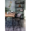 Afbeelding van White Label Living Armchair Jolien Black/Dark Grey