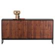 Afbeelding van BePureHome Nuts Dressoir Hout Walnoot Zwart