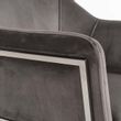 Afbeelding van Richmond Interiors Stoel Tresanto Stone Velvet / Silver (Quartz Stone 101)